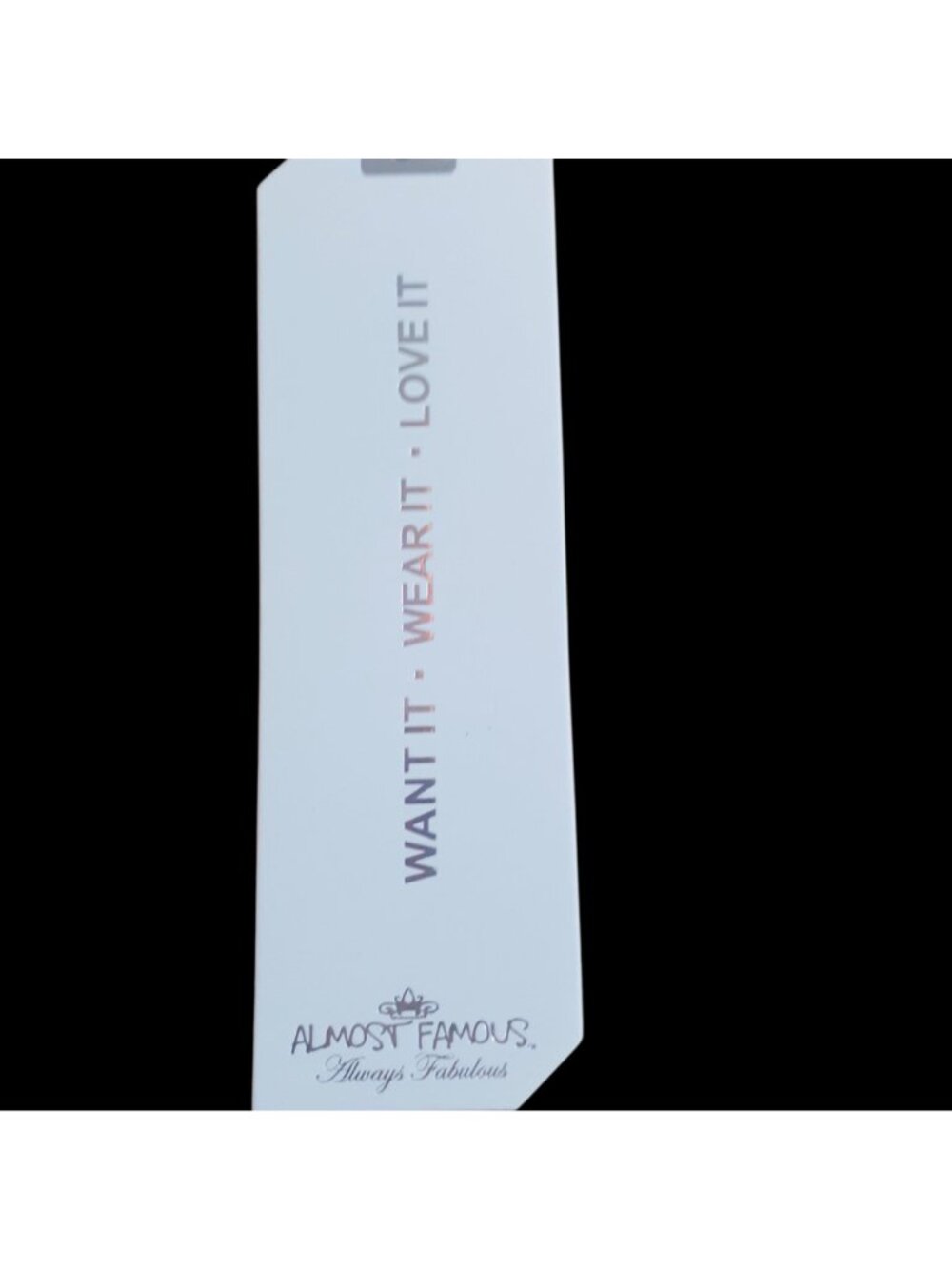 Almost Famous Midi/Maxi Dress Large White Side Slit Puff Sleeve Lined NWT - Picture 7 of 7